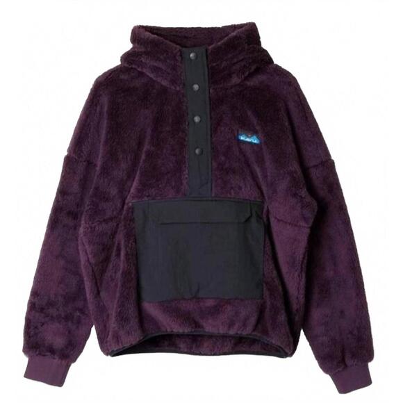 KAVU Tops - NEW KAVU women's moon ridge fleece hoodie in aubergine